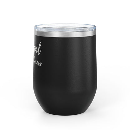 Just A Girl Who Loves Boxers - Boxer Dog Wine Tumbler