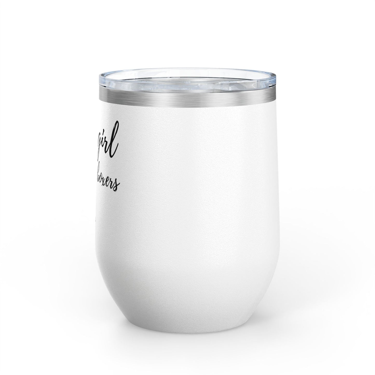 Just A Girl Who Loves Boxers - Boxer Dog Wine Tumbler