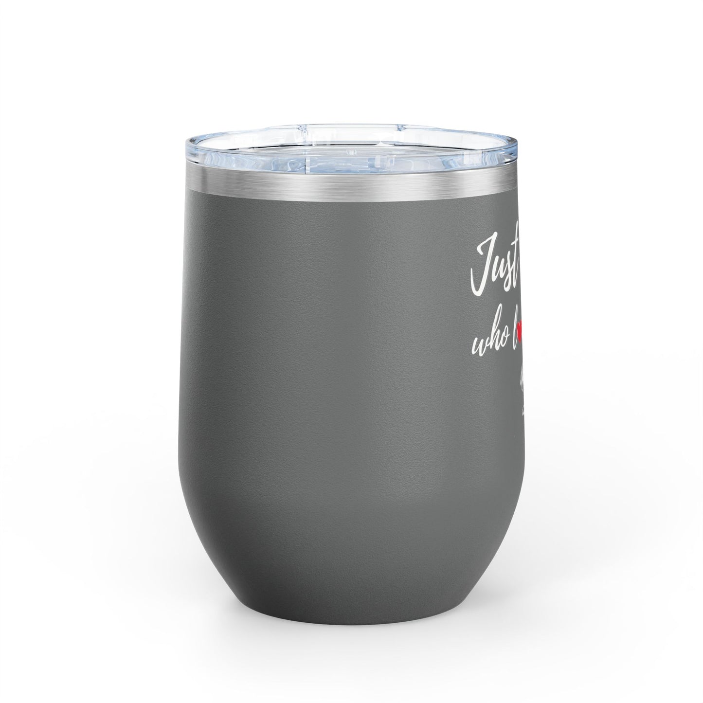 Just A Girl Who Loves Boxers - Boxer Dog Wine Tumbler