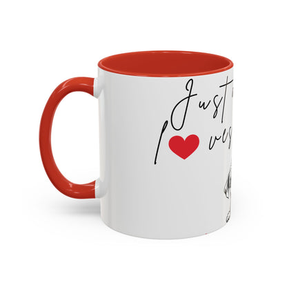 Just a Gril Who Loves Boxers- Accent Coffee Mug (11, 15oz)