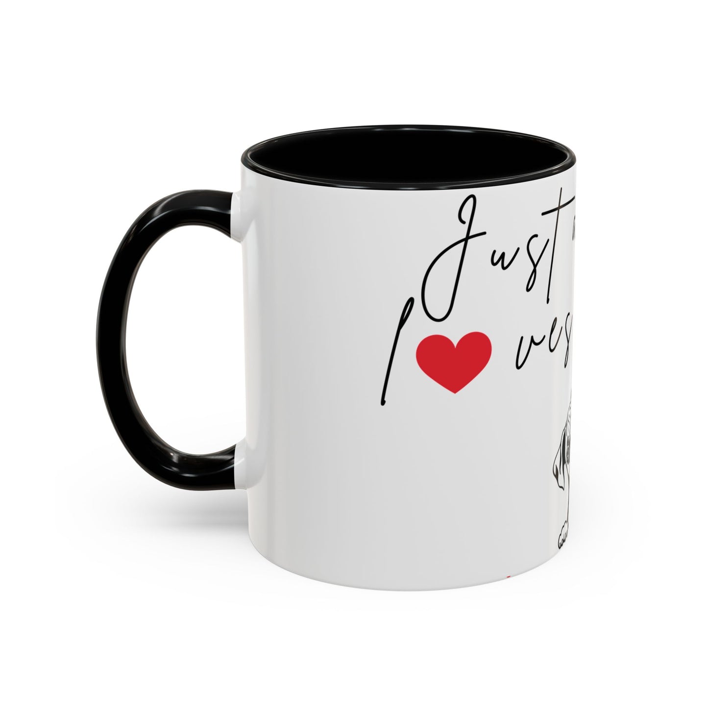 Just a Gril Who Loves Boxers- Accent Coffee Mug (11, 15oz)