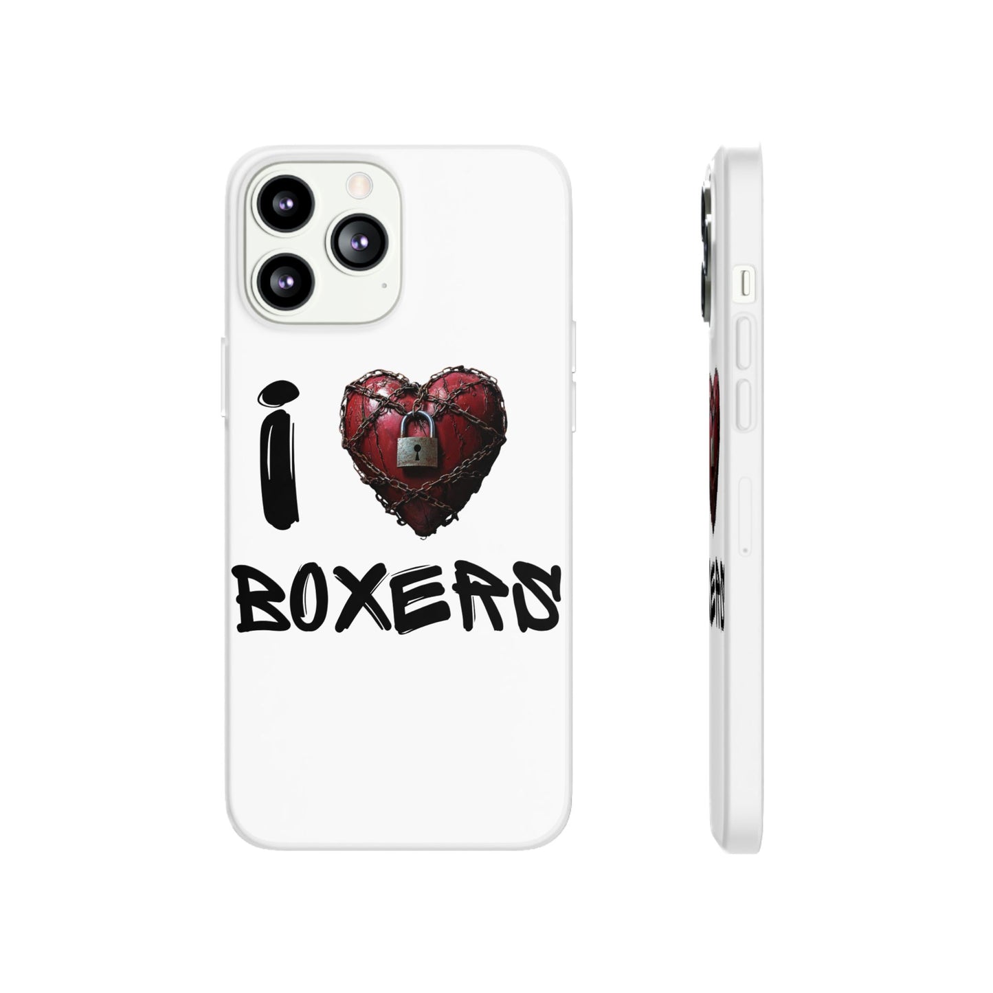 I (Heart) Boxers- Flexi Cell Phone Cases