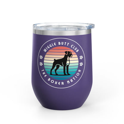 Wiggle Butt Club - Boxer Dog Wine Tumbler