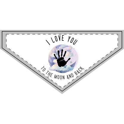 I Love You to the Moon & Back – Pet Bandana