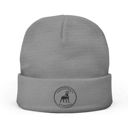 Boxer Dog Nation Logo Beanie – Embroidered & Built for the Obsessed