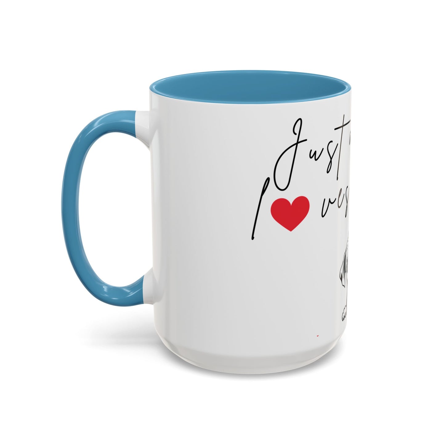 Just a Gril Who Loves Boxers- Accent Coffee Mug (11, 15oz)