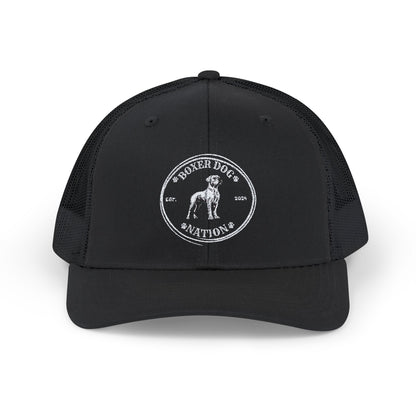 Boxer Dog Nation Logo- Snapback Trucker Hat