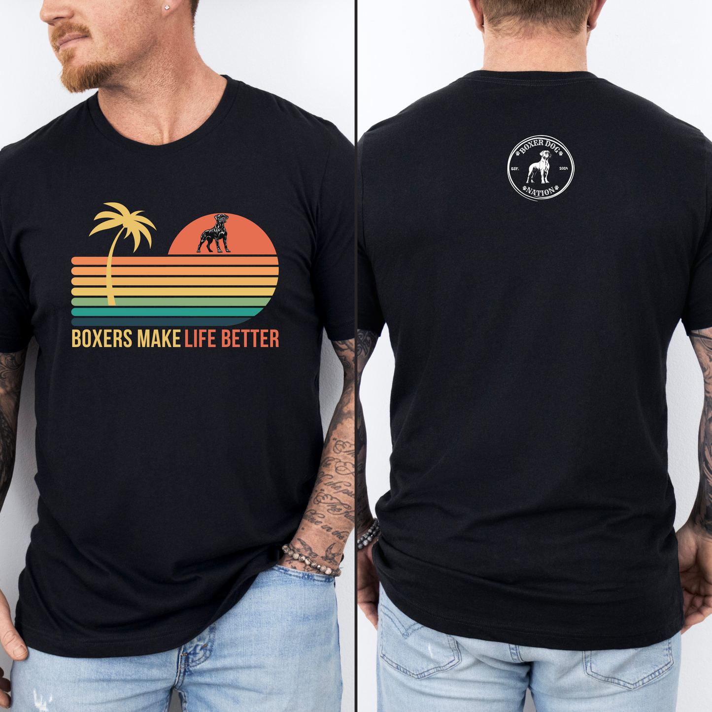 Boxers Make Life Better- Classic All Gender T-Shirt