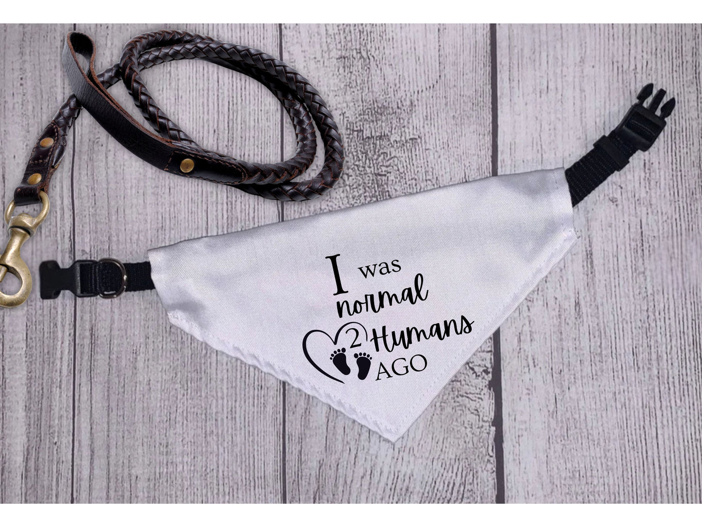 I Was Normal 2 Humans Ago  - Boxer Dog Pet Bandana