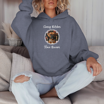 Classy Bitches Have Boxers- Classic All-Gender Hoodie