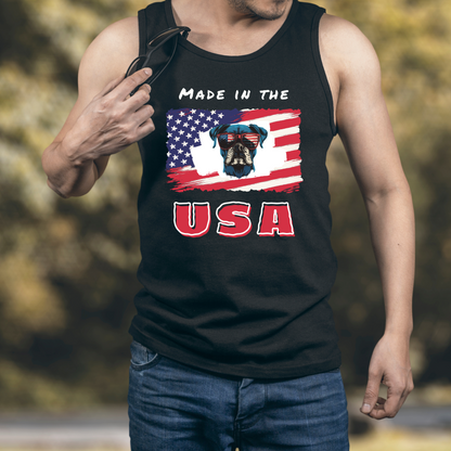 Made in the USA | USA Boxer Flag Sunglasses- Classic Tank Top