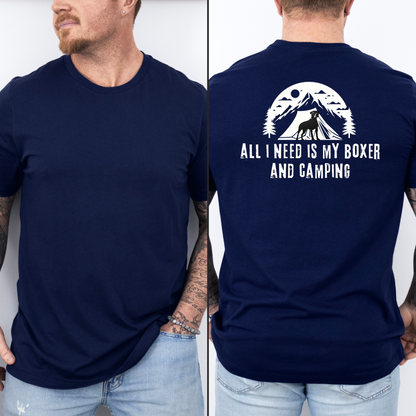 All I Need Is My Boxer And Camping- Classic All Gender T-Shirt