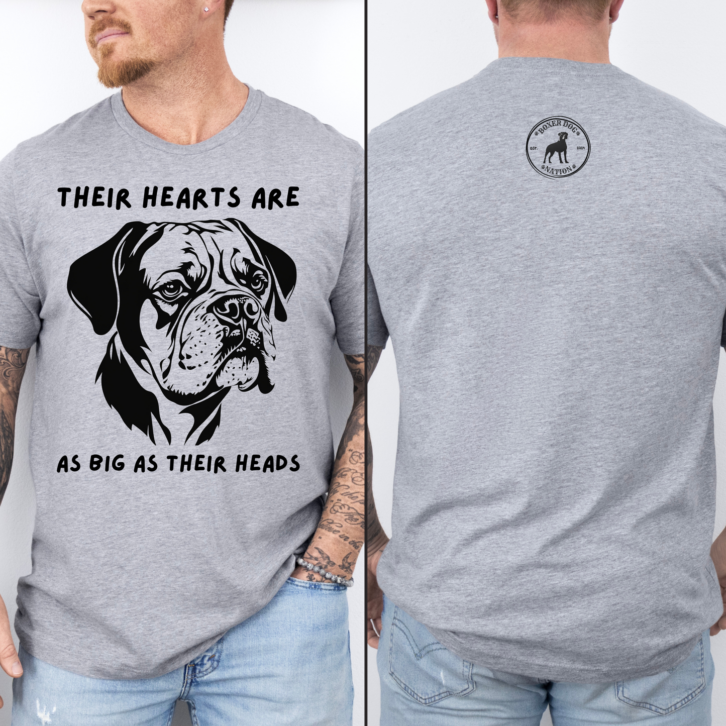 Their Hearts Are As Big As Their Heads- Classic All Gender T-Shirt