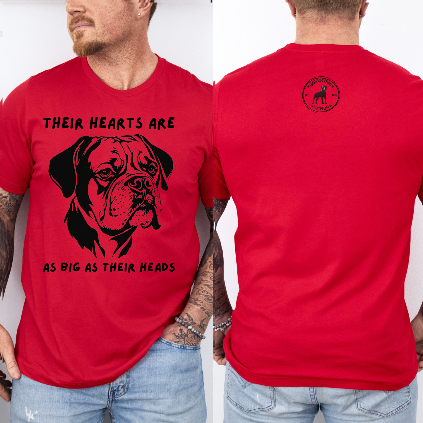 Their Hearts Are As Big As Their Heads- Classic All Gender T-Shirt