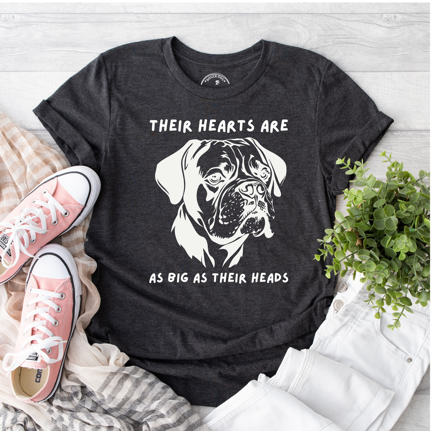 Their Hearts Are As Big As Their Heads- Classic All Gender T-Shirt