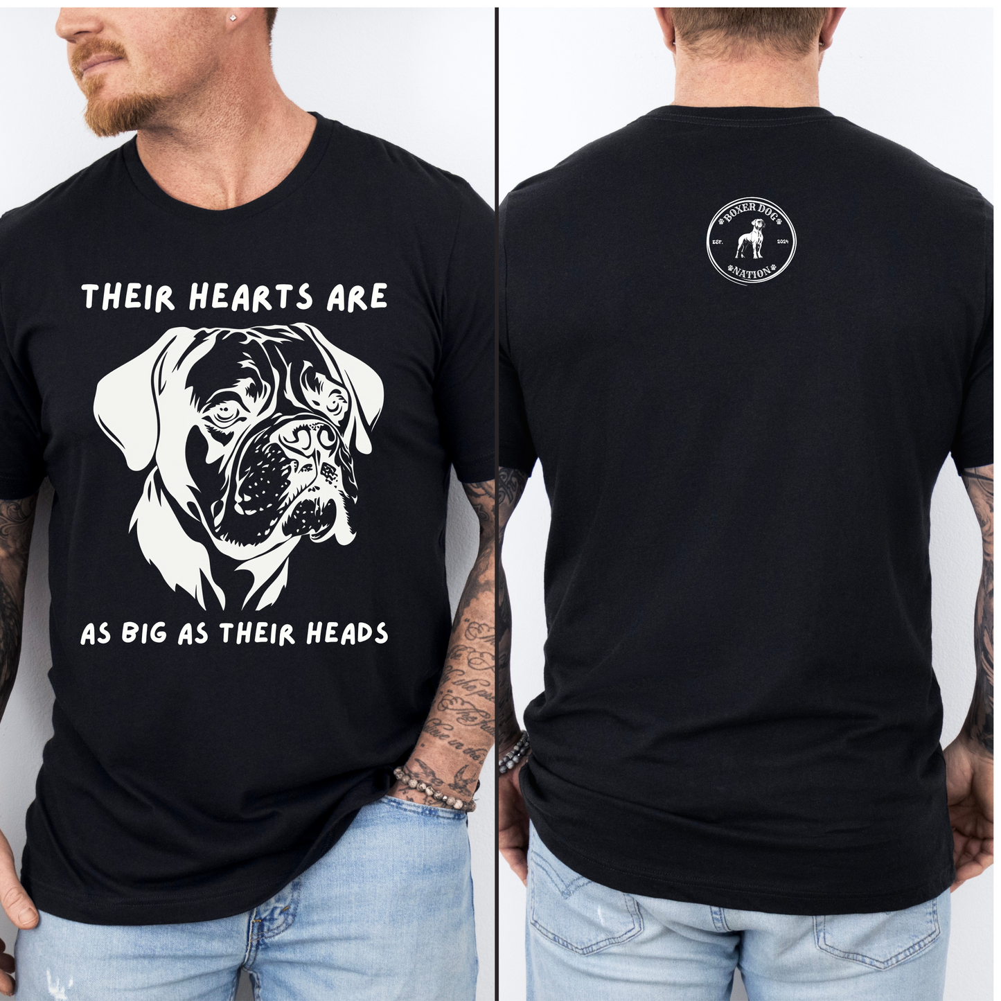 Their Hearts Are As Big As Their Heads- Classic All Gender T-Shirt