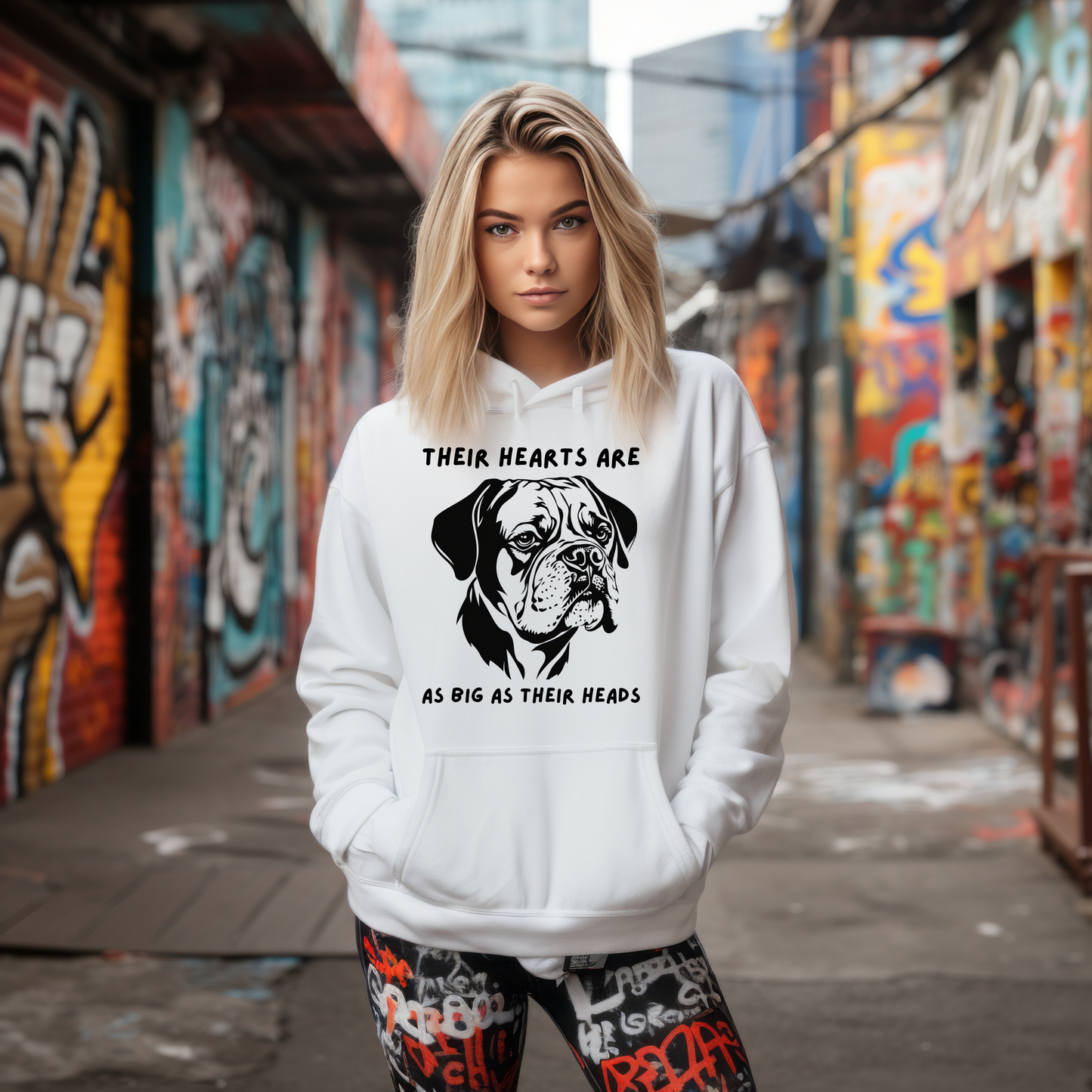 Their Heads Are As Big As Their Hearts- Classic All-Gender Hoodie