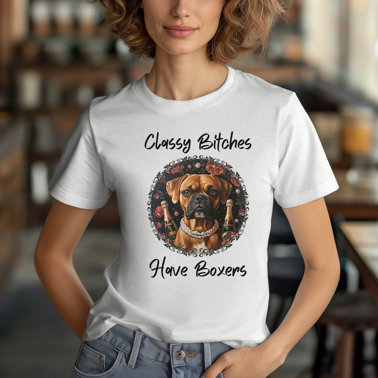 Classy Bitches Have Boxers- Classic All-Gender T-Shirt