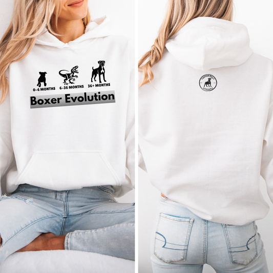 Boxer Evolution - Boxer Dog Hoodie