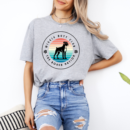 The Wiggle Butt Club - Boxer Dog Classic T-Shirt