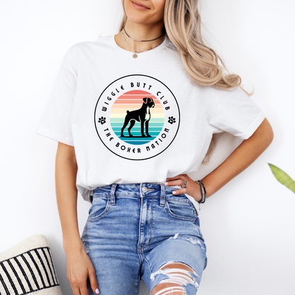 The Wiggle Butt Club - Boxer Dog Classic T-Shirt