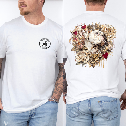Boxer Queen Glam Leopard Crowned Boxer - Boxer Dog Classic T-Shirt