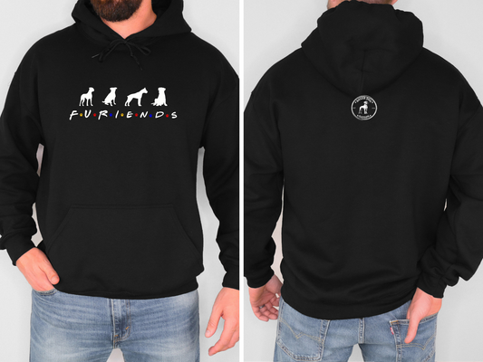 F.U.R.I.E.N.D.S (Friends Style) - Boxer Dog Hoodie