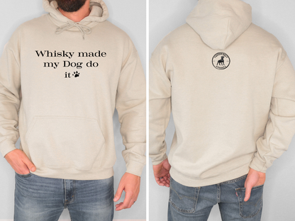 Whisky Made My Do Do It - Boxer Dog Hoodie