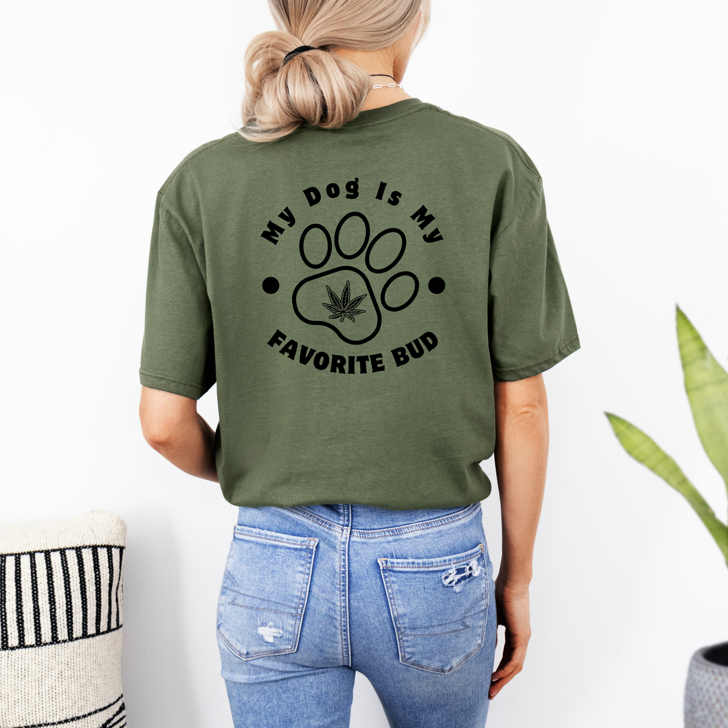 My Dog Is My Favorite Bud - Classic T-Shirt