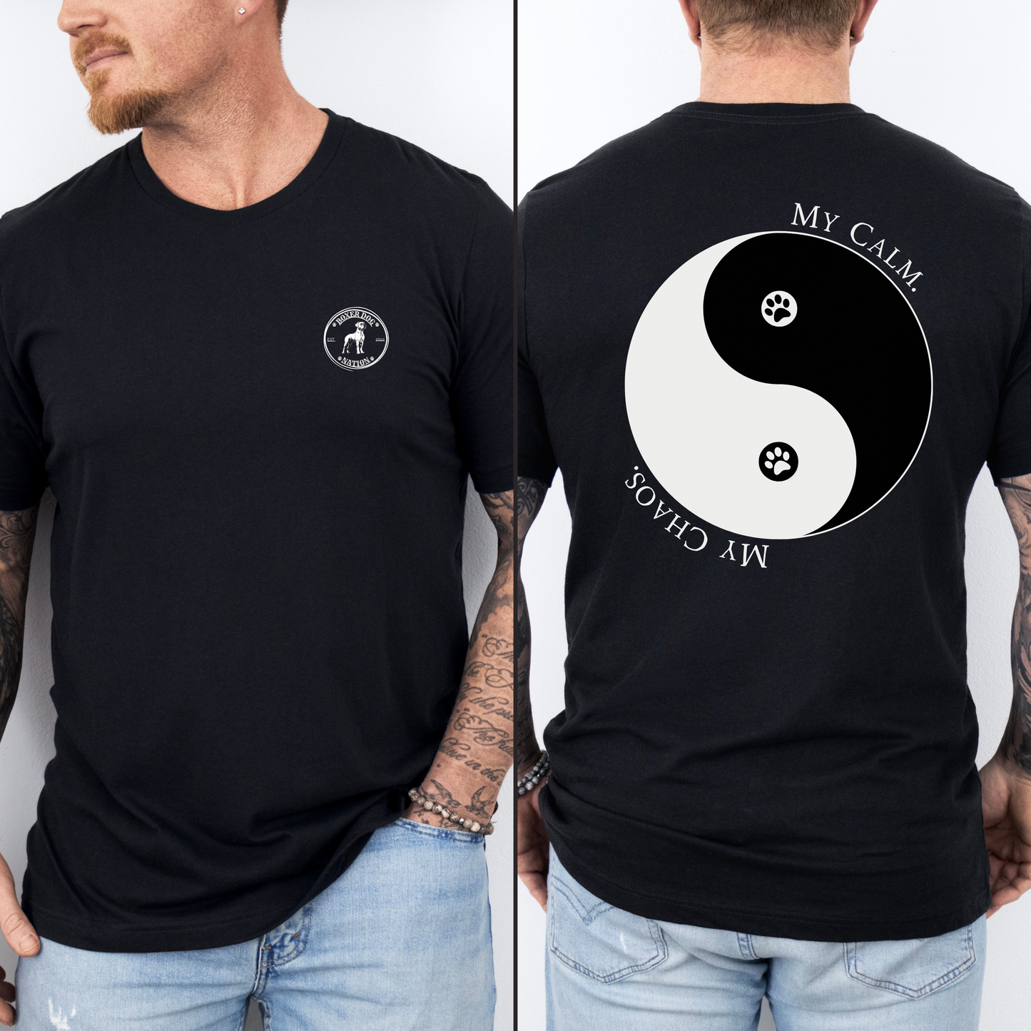 My Calm. My Chaos.  - Boxer Dog Classic T-Shirt