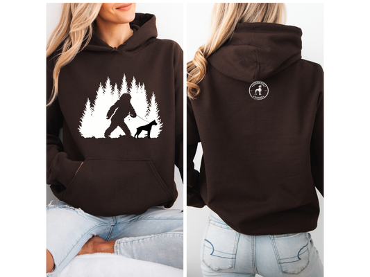 BigFoot & His Boxer - Boxer Dog Hoodie