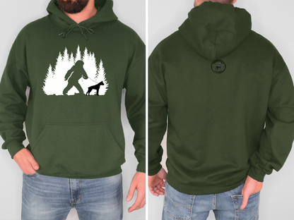 BigFoot & His Boxer - Boxer Dog Hoodie