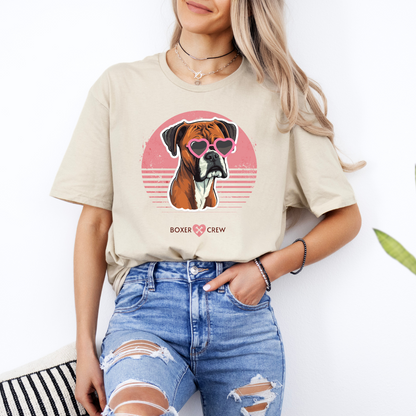 Boxer Crew (Pink) - Boxer Dog Classic T-Shirt