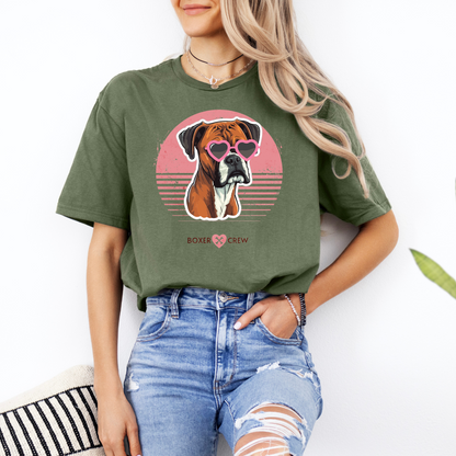 Boxer Crew (Pink) - Boxer Dog Classic T-Shirt