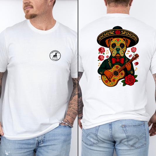Dia De Los Muertos - Boxer Dog Classic T-Shirt