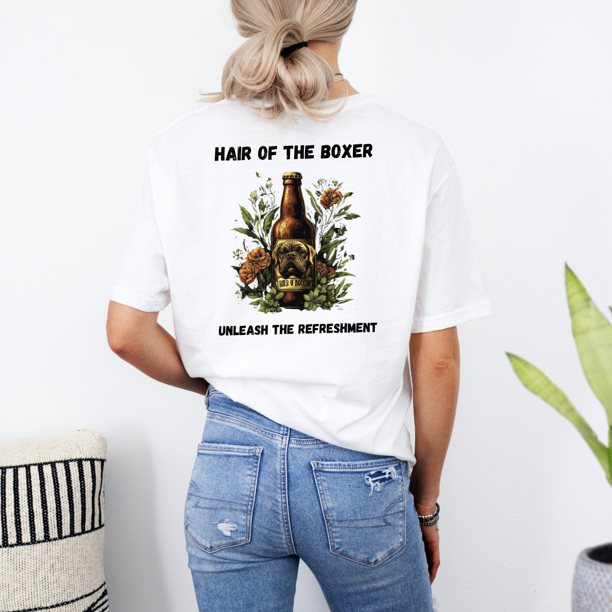 Hair Of The Boxer - Unleash The Refreshment - Boxer Dog Classic T-Shirt