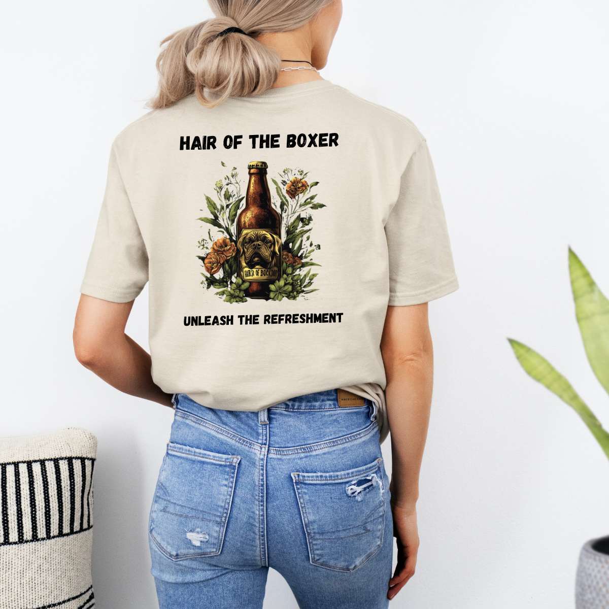 Hair Of The Boxer - Unleash The Refreshment - Boxer Dog Classic T-Shirt