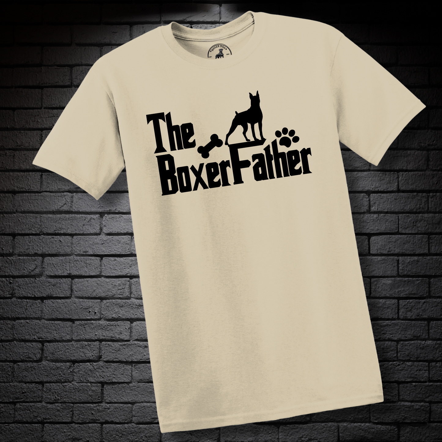 The BoxerFather – Boxer Dog T-Shirt Funny