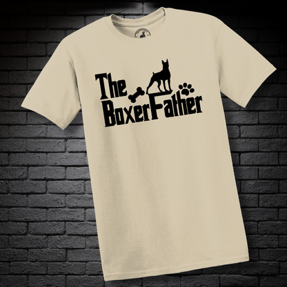 The BoxerFather – Boxer Dog T-Shirt Funny