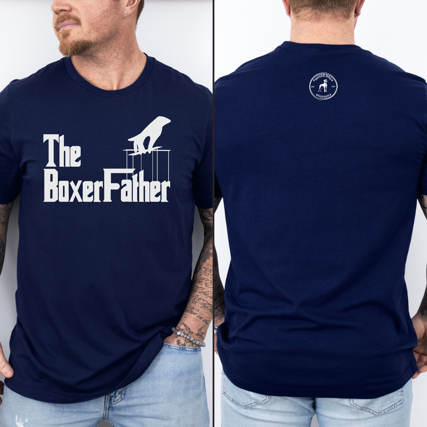 The BoxerFather (OG-ish) – Boxer Dog T-Shirt