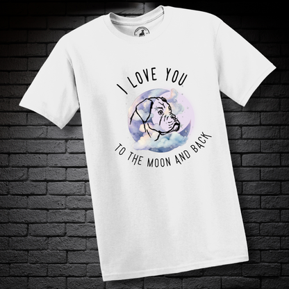 I Love You To The Moon And Back - Boxer Dog Classic T-Shirt