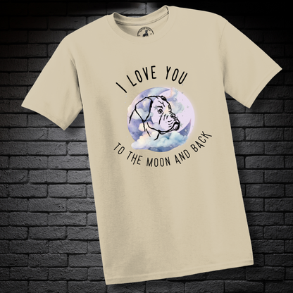 I Love You To The Moon And Back - Boxer Dog Classic T-Shirt