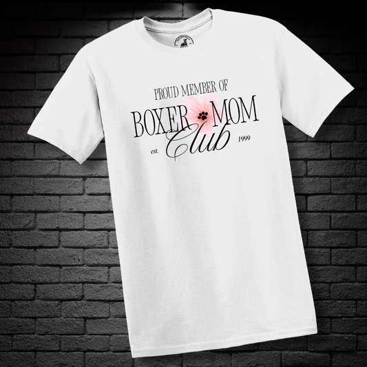 Proud Member of Boxer Mom Club - Boxer Dog Classic T-Shirt