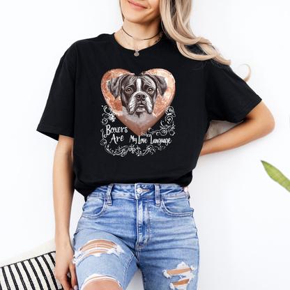 Boxers Are My Love Language - Boxer Dog Classic T-Shirt