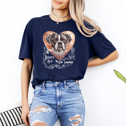 Boxers Are My Love Language - Boxer Dog Classic T-Shirt