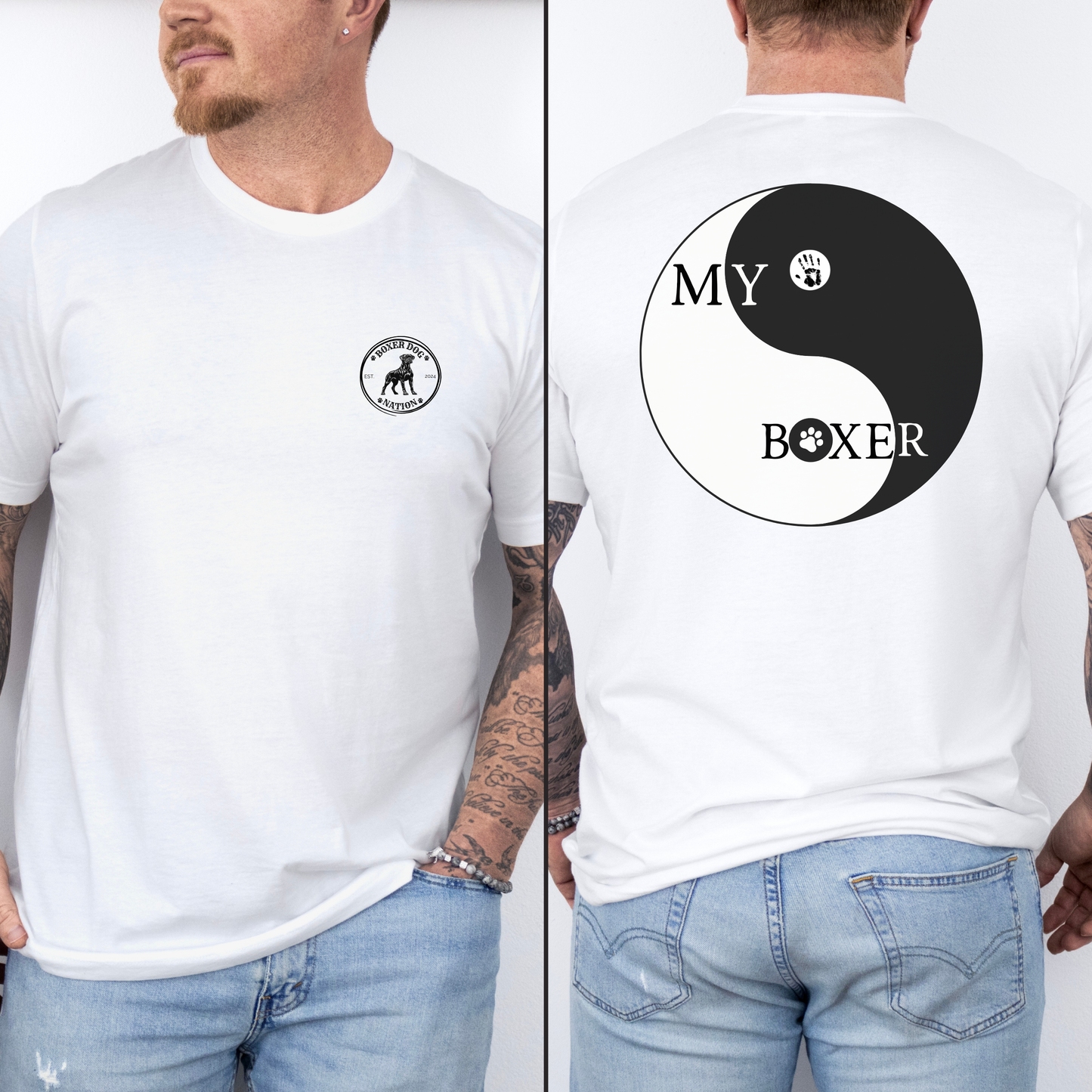 My Boxer My Yin To My Yang - Boxer Dog Classic T-Shirt