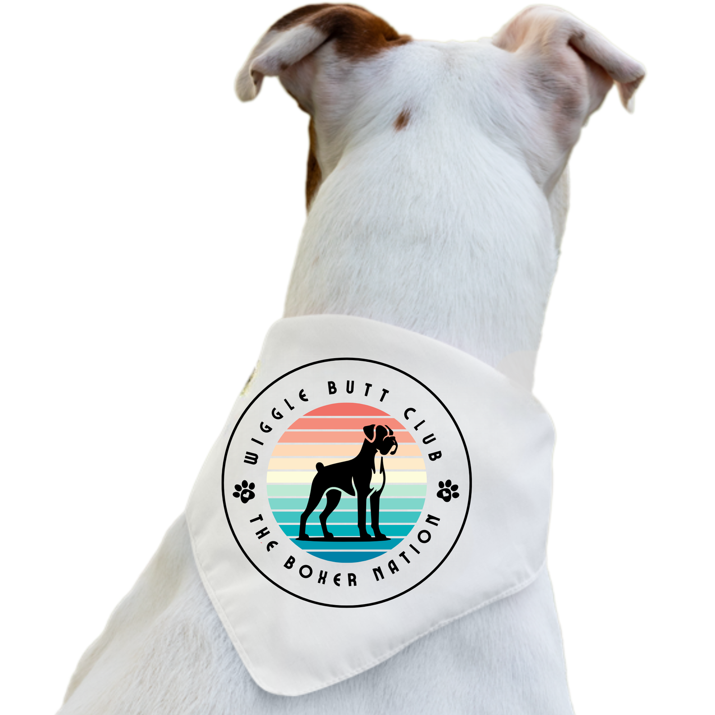 Wiggle Butt Club- Boxer Dog Bandana