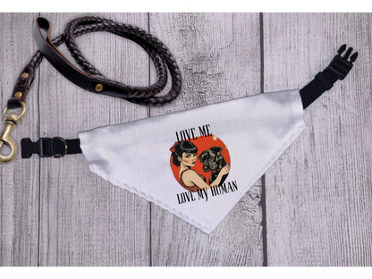 Love Me Love My Human – Pet Bandana