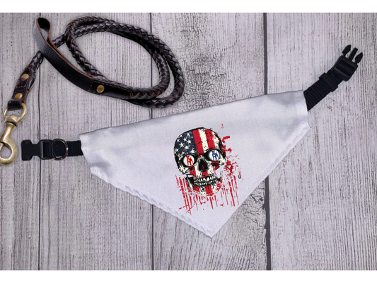 Boxer Skull Flag Rocks Glass – Patriotic Boxer Dog Whiskey Glass, Boxer Nation Barware, USA Skull Boxer Gift for Men & Women