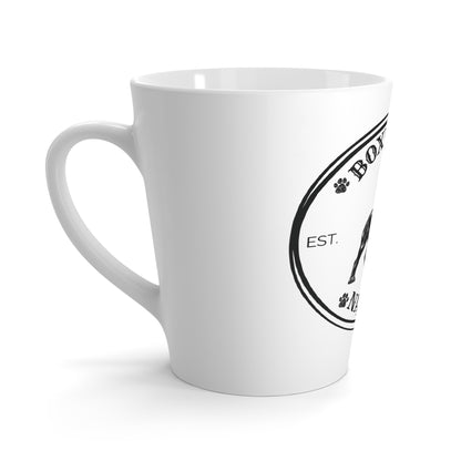 Boxer Dog Nation Logo - Boxer Dog Latte Mug